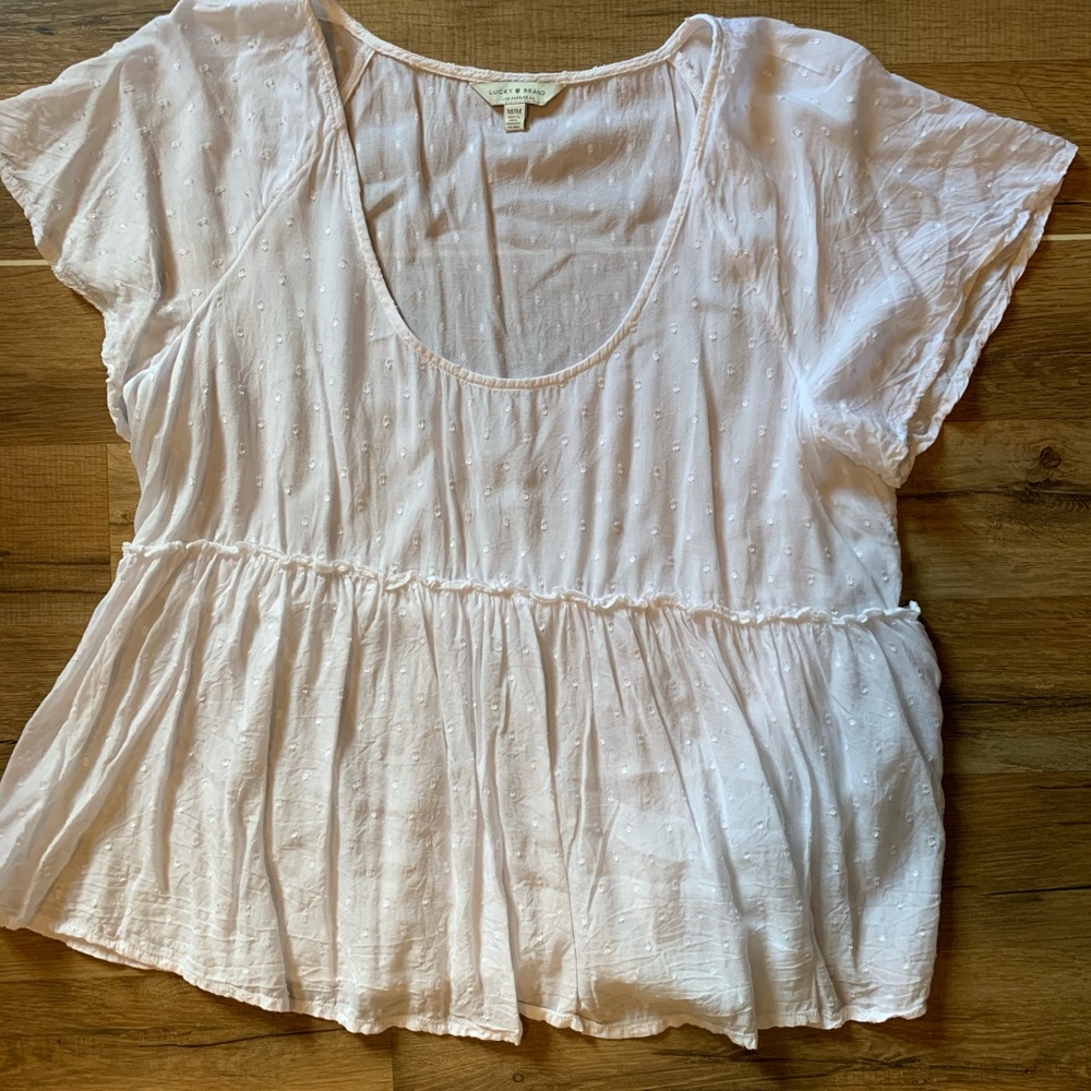 French knot babydoll top